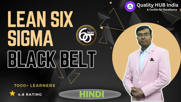Lean Six sigma Black Belt (LSSBB) Hindi