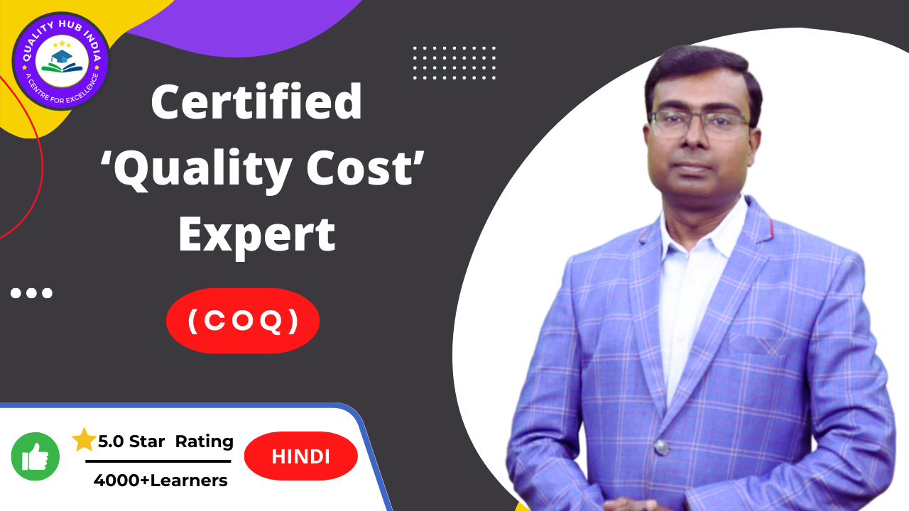 Certified Quality Cost Expert (COQ Expert)